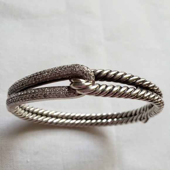 David Yurman Labyrinth Dia Single Loop Bracelet - Picture 3 of 8